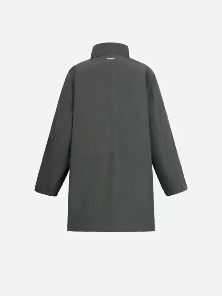 Men C2H4 006 - Continuous Zipper Quilted Coat