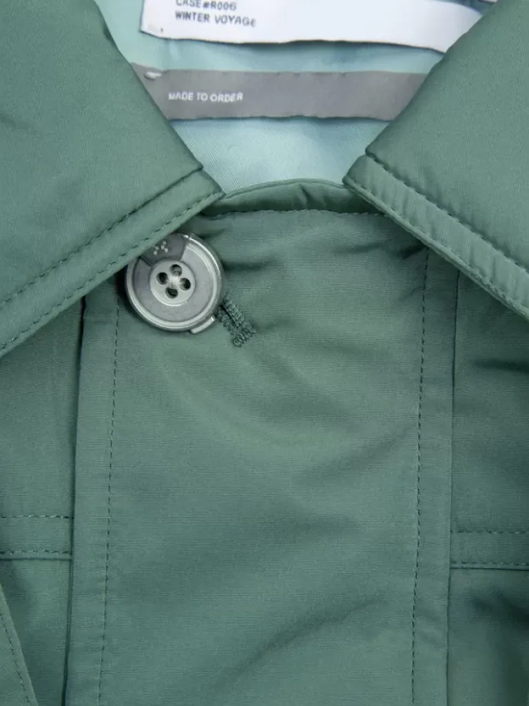 Men C2H4 006 - Contrast Knitted Flight Jacket
