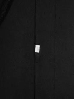 Men C2H4 005 - Contrast Raw Edge Sweater Hoodie