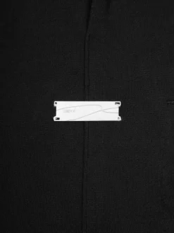 Men C2H4 005 - Contrast Raw Edge Sweater Hoodie