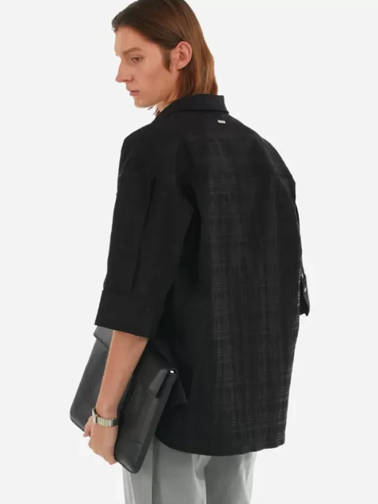Men C2H4 007 - Corbusian Fold-Over Shirt