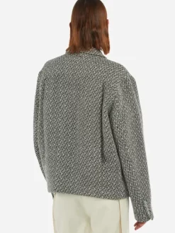 Men C2H4 007 - Corbusian Weaving Jacket