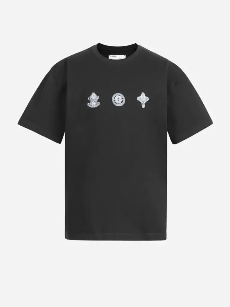 Men C2H4 005 - "Corrosion Stamp" Wrinkled T-Shirt