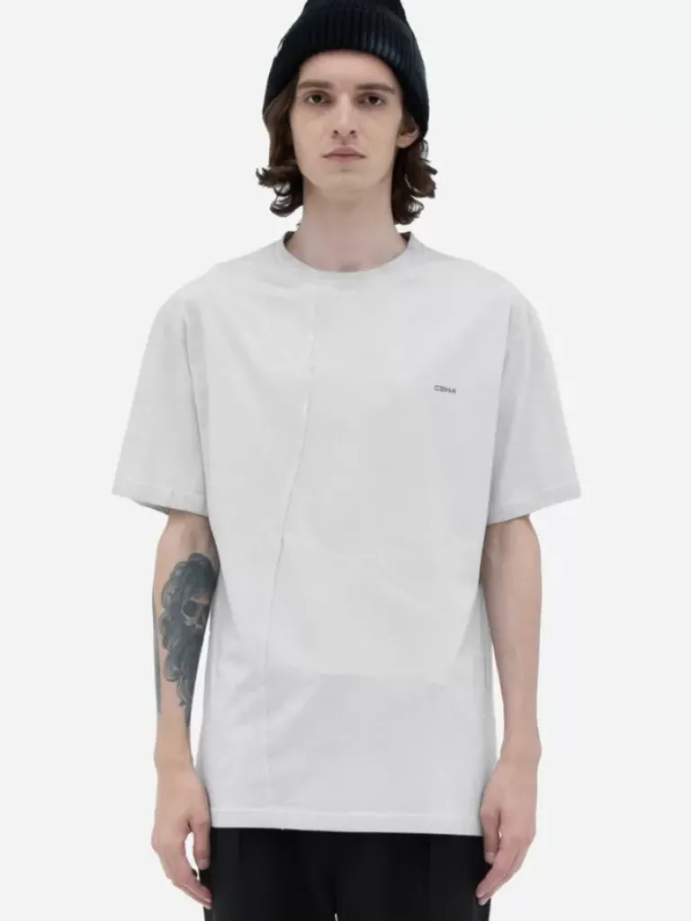 Men C2H4 002 - Crooked Panelled T-Shirt