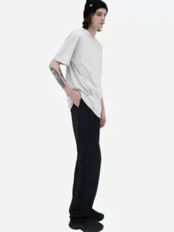 Men C2H4 002 - Crooked Panelled T-Shirt