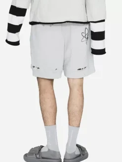 Men C2H4 003 - Distressed Sweat Shorts