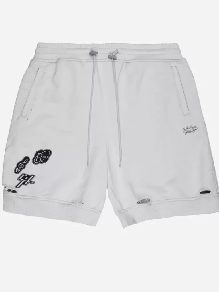 Men C2H4 003 - Distressed Sweat Shorts