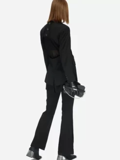 Women C2H4 005 - Double Layered Arch Tailored Jacket