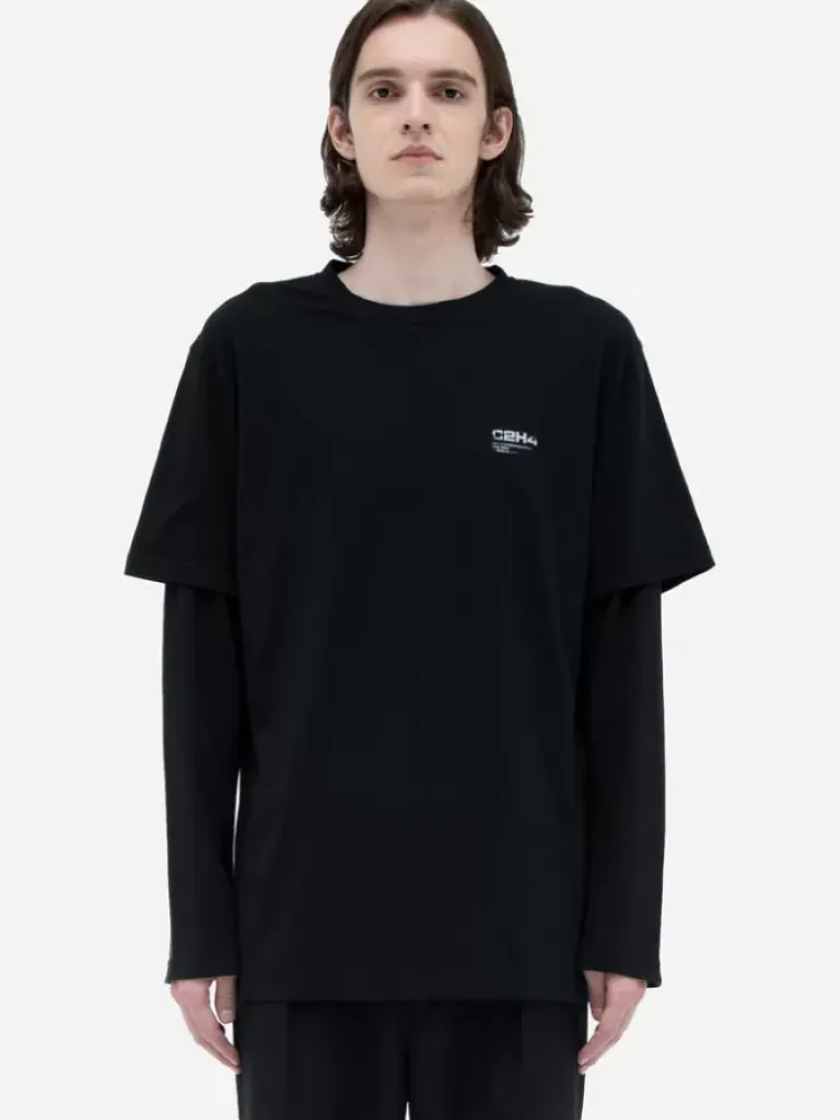Men C2H4 002 - Double Layer Long-Sleeve T-Shirt
