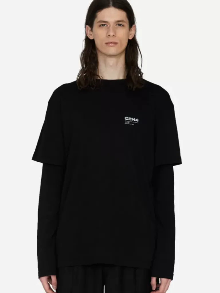Men C2H4 003 - Double Layer Long-Sleeve T-Shirt