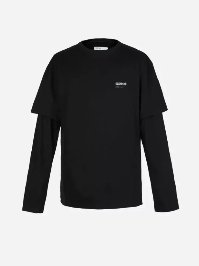 Men C2H4 003 - Double Layer Long-Sleeve T-Shirt