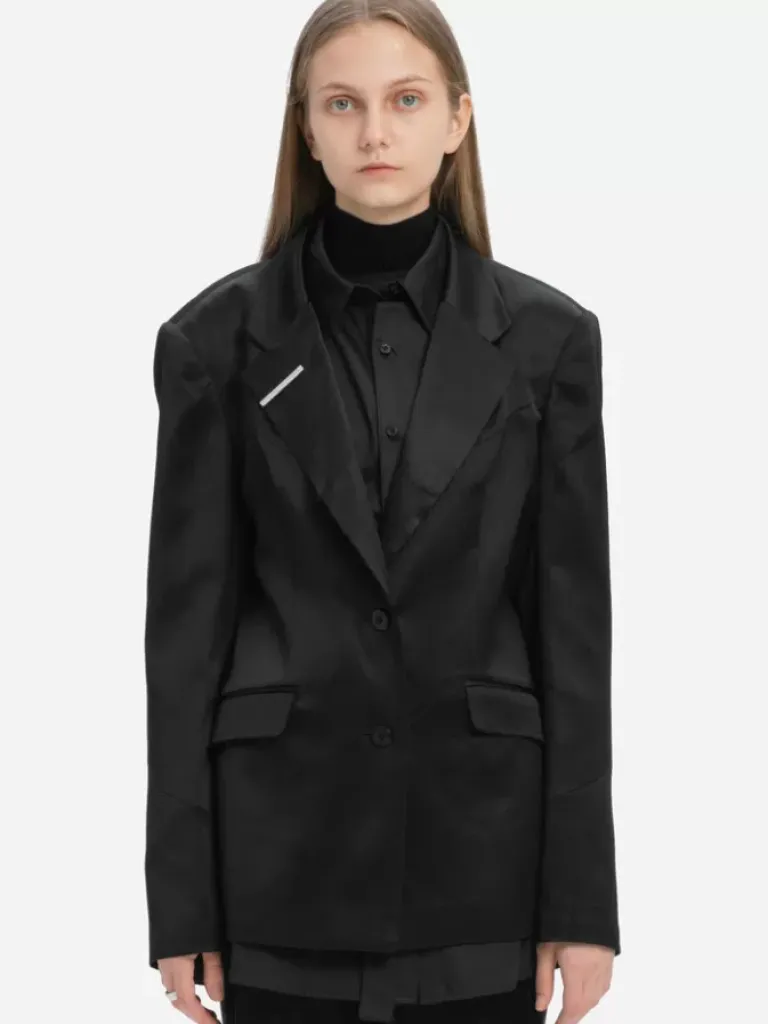 Women C2H4 004 - Double Layer Tailored Jacket