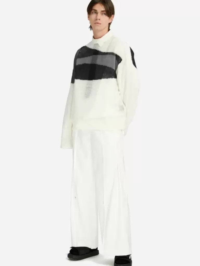 Men C2H4 005 - Ellipse Panelled Mohair Sweater