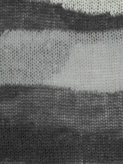 Men C2H4 005 - Ellipse Panelled Mohair Sweater