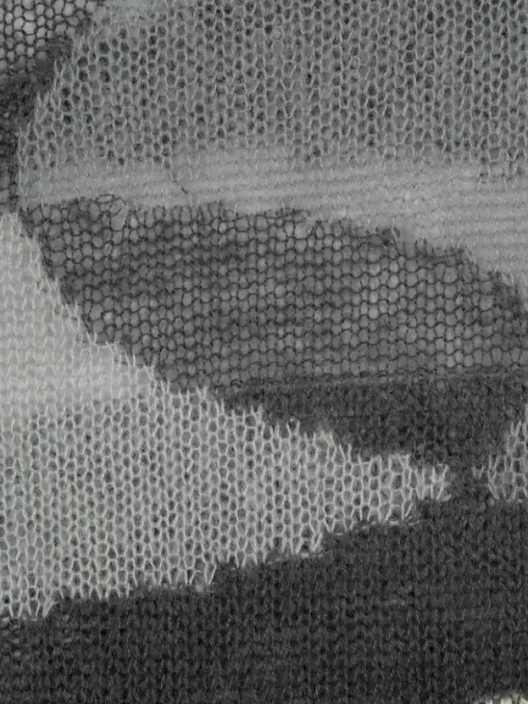Men C2H4 005 - Ellipse Panelled Mohair Sweater