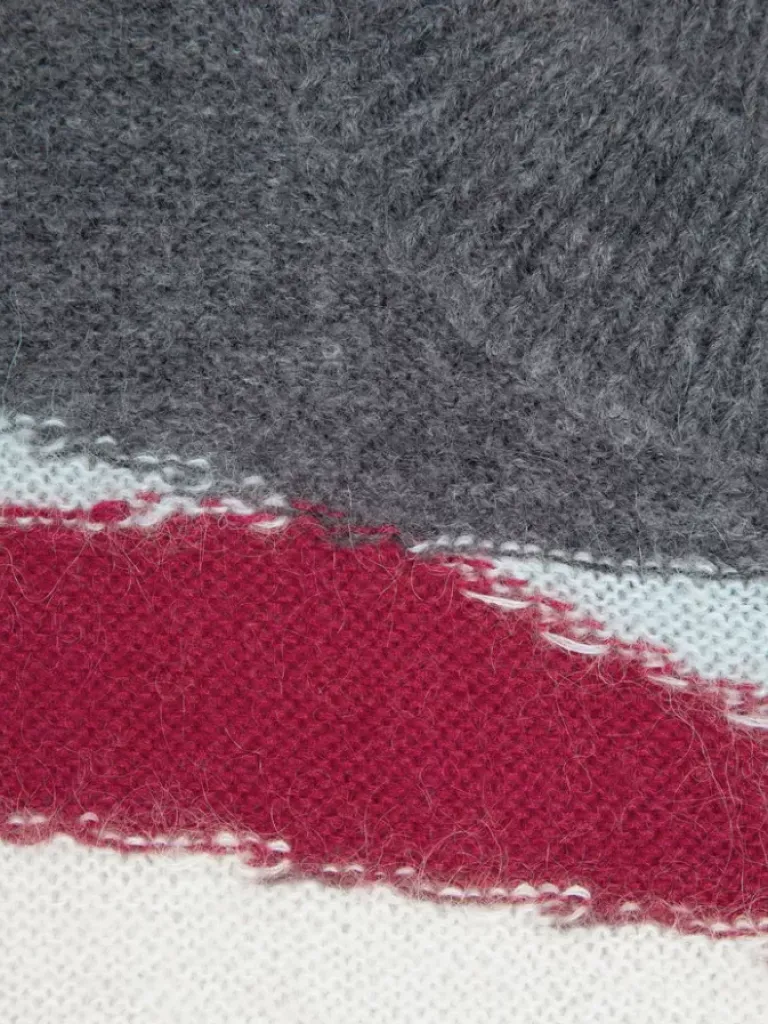 Men C2H4 006 - Ellipse Panelled Mohair Sweater