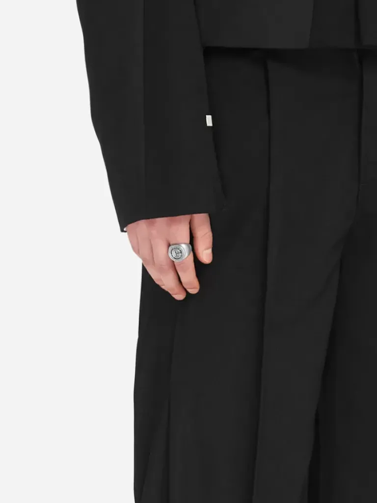 Men C2H4 005 - Emblem Badge Ring