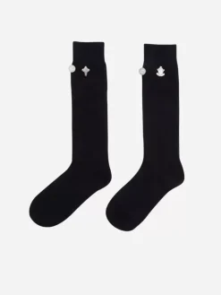 Men C2H4 005 - Emblem Button Socks