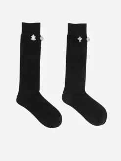 Men C2H4 005 - Emblem Button Socks