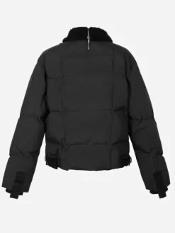 Men C2H4 004 - Faux-Fur Collar Stripe Down Jacket