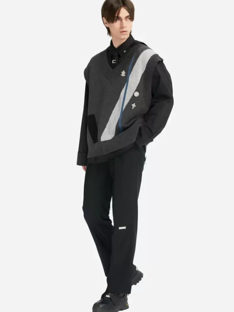 Men C2H4 005 - Geometry Knit Vest
