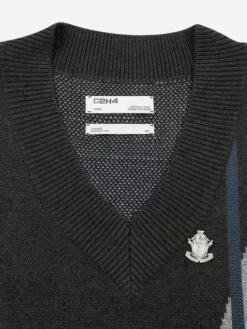 Men C2H4 005 - Geometry Knit Vest