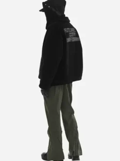 Men C2H4 006 - Handprint Padded Fleece Jacket