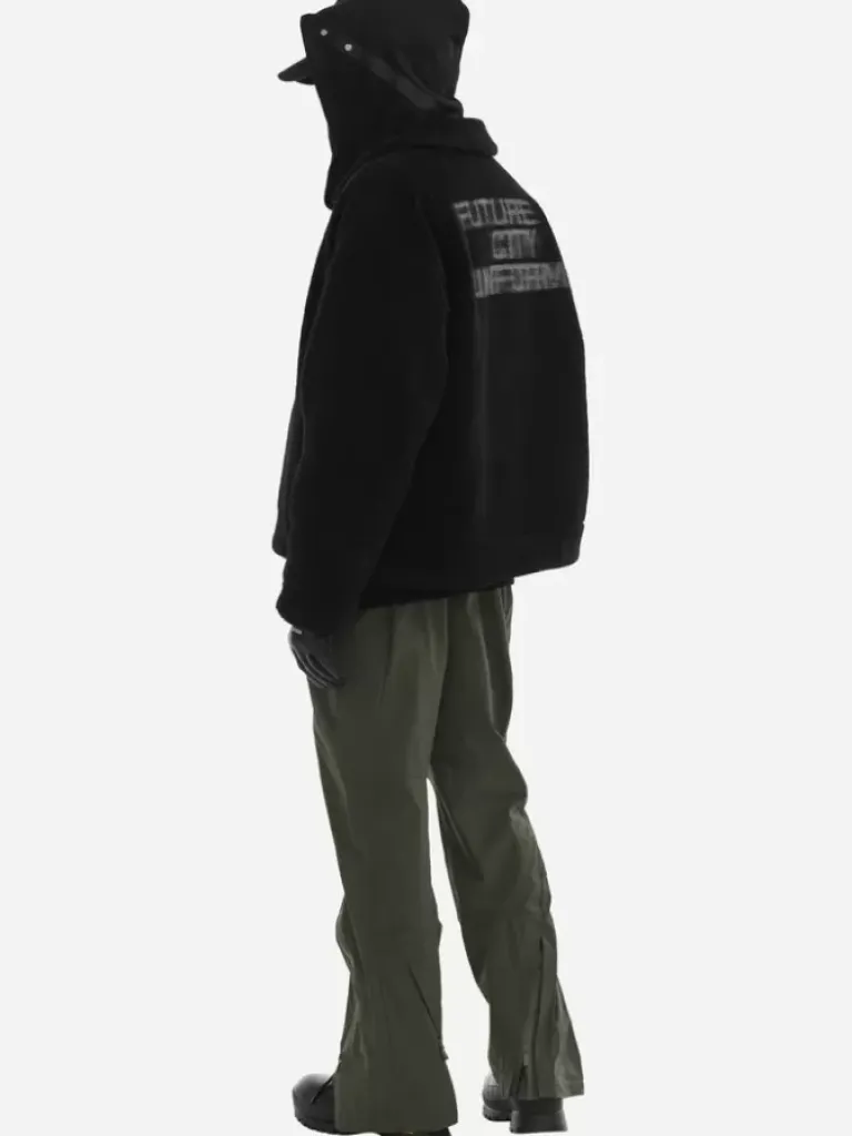 Men C2H4 006 - Handprint Padded Fleece Jacket