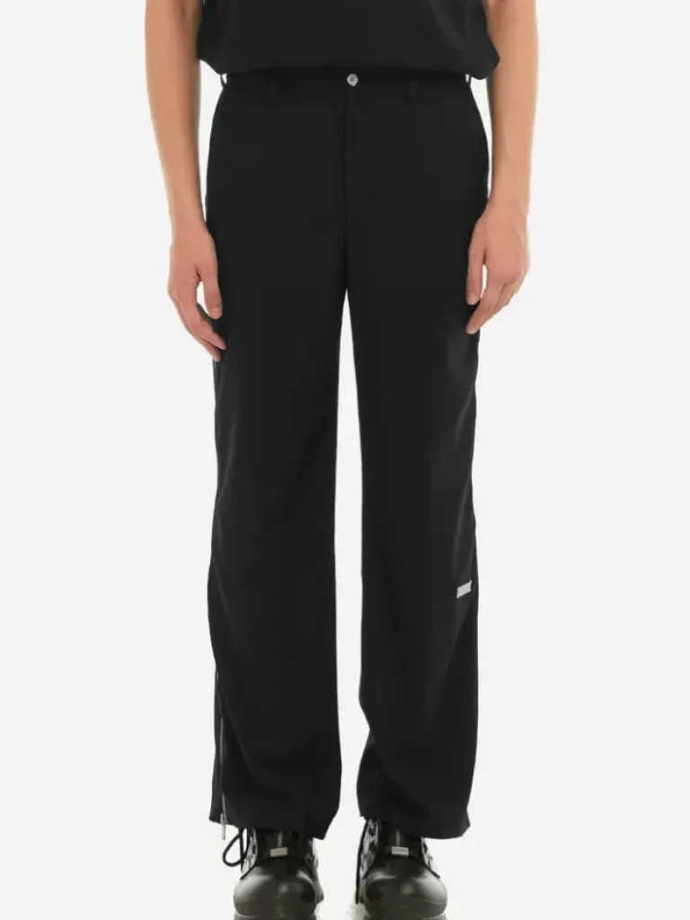 Men C2H4 006 - "Hidden Luster" Zipper Tailored Trousers
