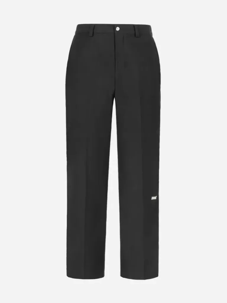 Men C2H4 006 - "Hidden Luster" Zipper Tailored Trousers