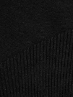 Women C2H4 006 - Hollow-Out Paneled Knit Sweater