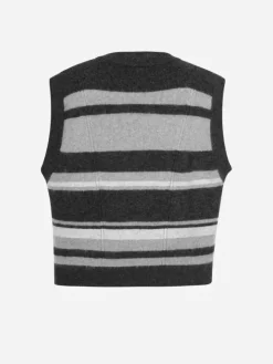 Men C2H4 006 - Hollow Out V-Neck Knit Vest