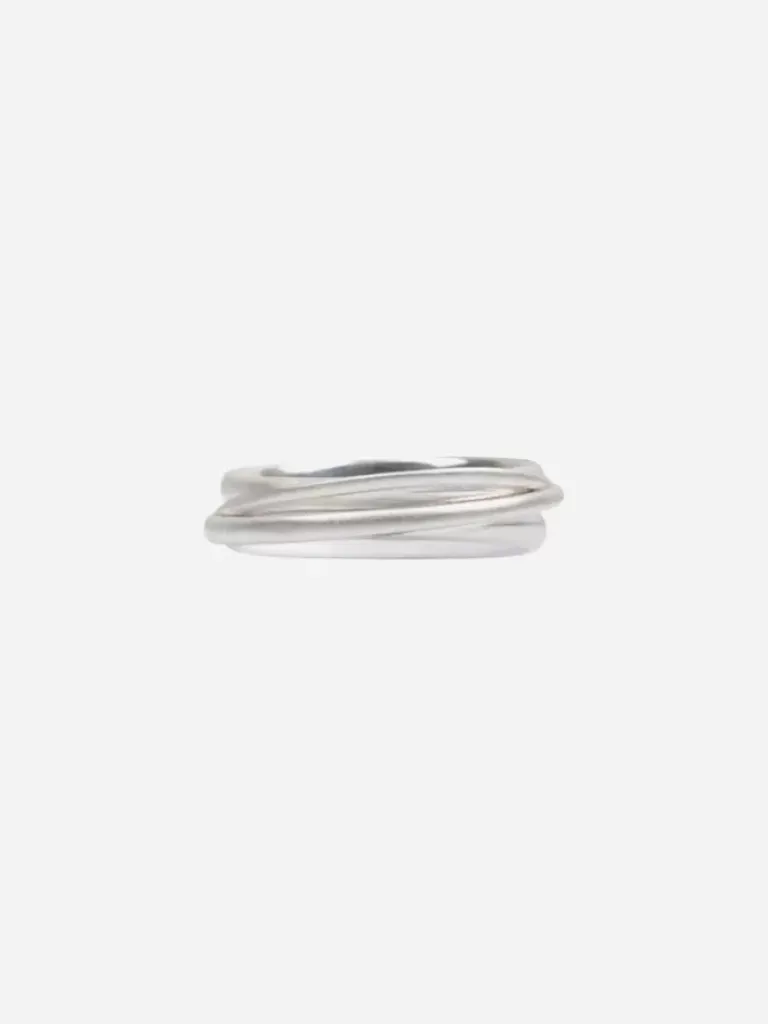 Men C2H4 007 - Interlaced Round Ring