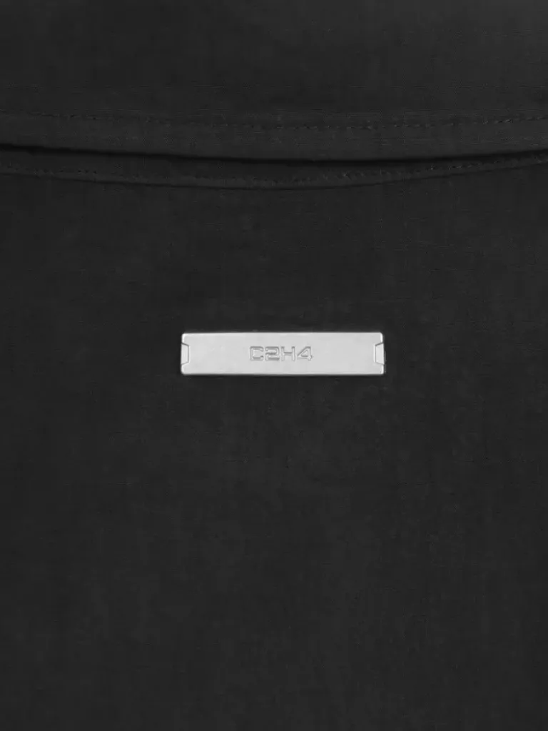 Men C2H4 006 - Intervein Layered Short-Sleeve Shirt