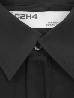 Men C2H4 006 - Intervein Layered Short-Sleeve Shirt