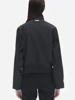 Women C2H4 002 - Intervein Panelled Double Collar Jacket