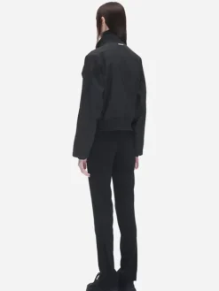 Women C2H4 002 - Intervein Panelled Double Collar Jacket