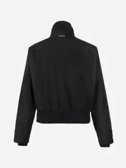 Women C2H4 002 - Intervein Panelled Double Collar Jacket