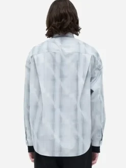 Men C2H4 002 - Intervein Panelled Shirt