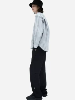 Men C2H4 002 - Intervein Panelled Shirt
