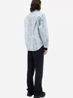 Men C2H4 002 - Intervein Panelled Shirt