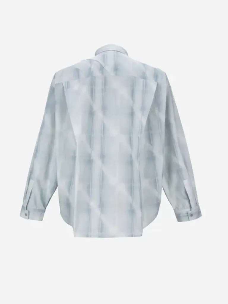 Men C2H4 002 - Intervein Panelled Shirt