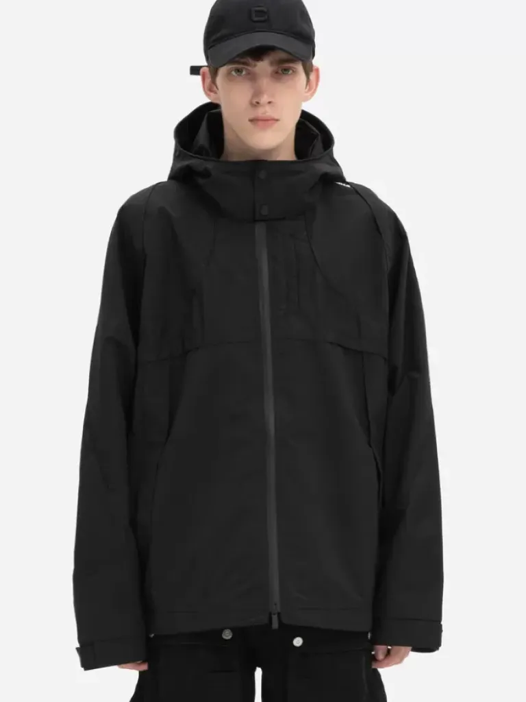 Men C2H4 004 - Intervein Panelled Windbreaker