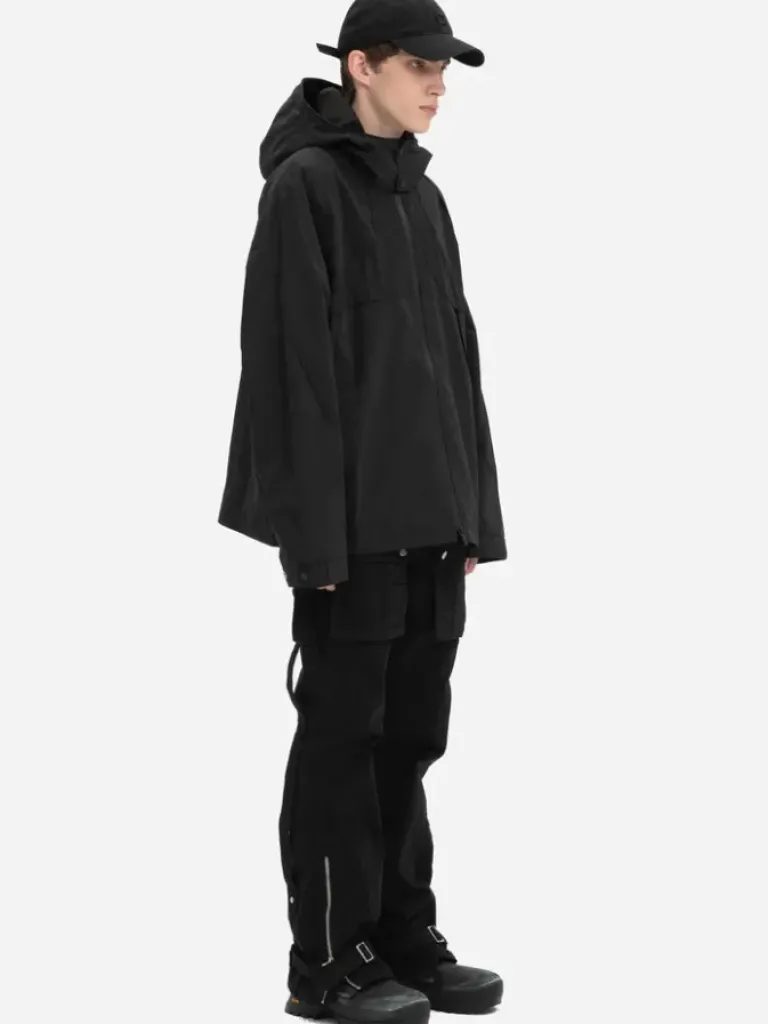 Men C2H4 004 - Intervein Panelled Windbreaker