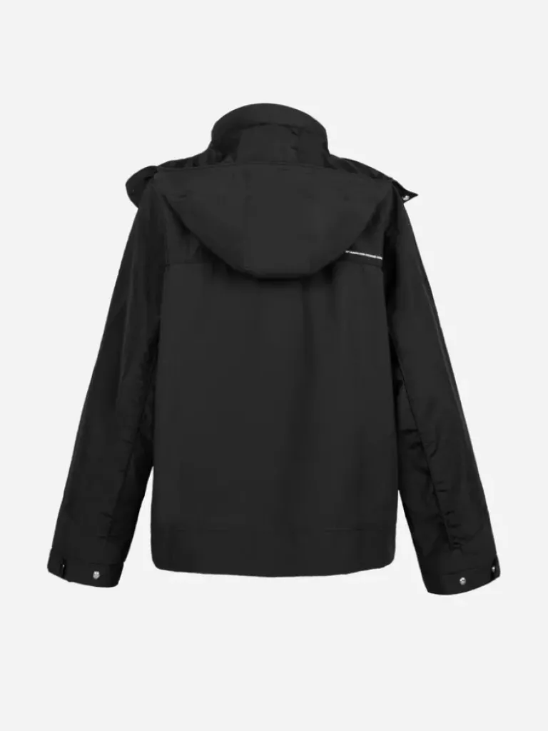 Men C2H4 004 - Intervein Panelled Windbreaker