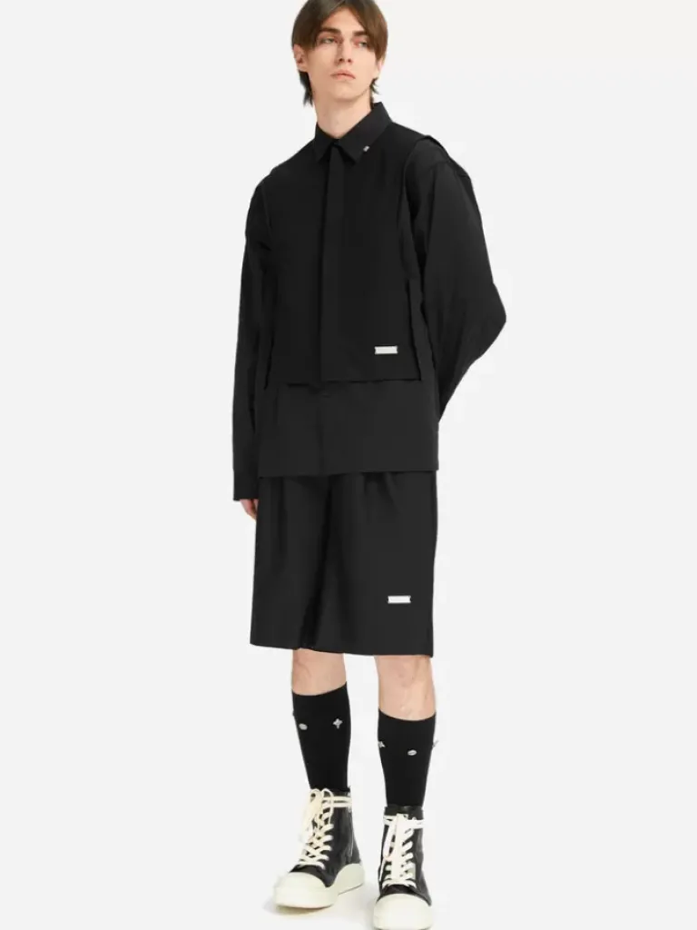 Men C2H4 005 - Layered Two Pieces Shirt
