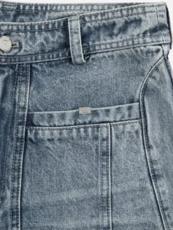 Women C2H4 005 - Layering Paneled Cut-Out Jeans