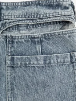 Women C2H4 005 - Layering Paneled Cut-Out Jeans