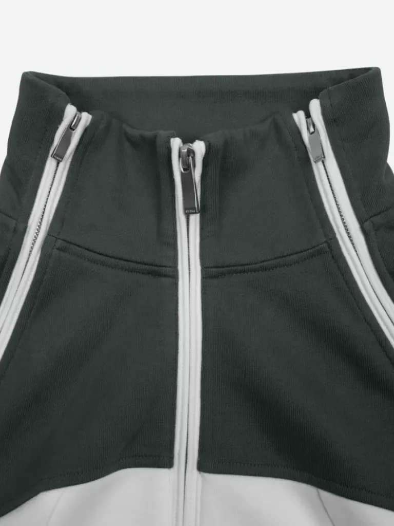 Women C2H4 007 - Linear Zippered Jumper