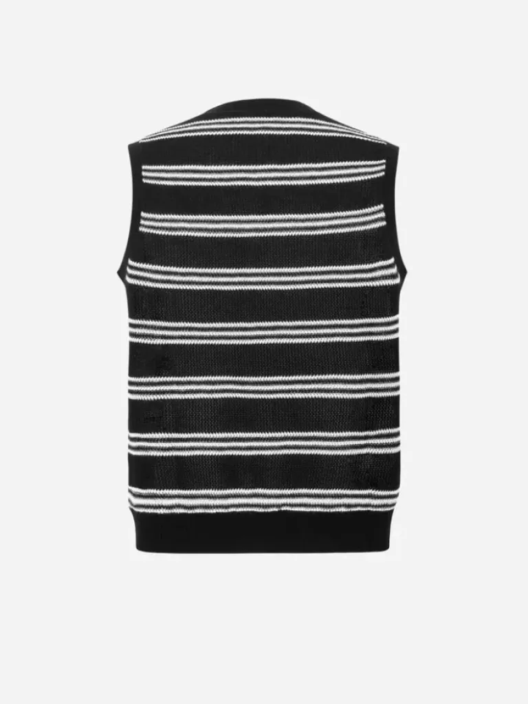 Men C2H4 007 - Louver Knit Vest